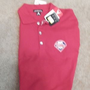 PHILADELPHIA PHILLIES ANTIGUA DESERT DRY POLO SM